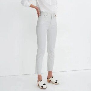 The Perfect Vintage Jean in Tile White Raw-Hem Edition 27